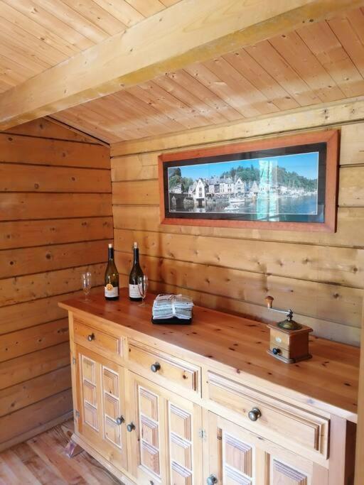 Chalet En Pleine Nature Au Bord D'Un Etang Lanvallay Esterno foto